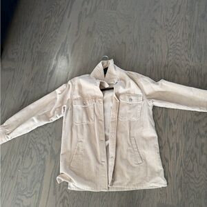 H&M Cream Teddy Jacket